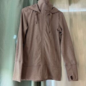 Lululemon Athletica Light Purple Lilac Gray Zip-Up In Stride Hoodie Jacket